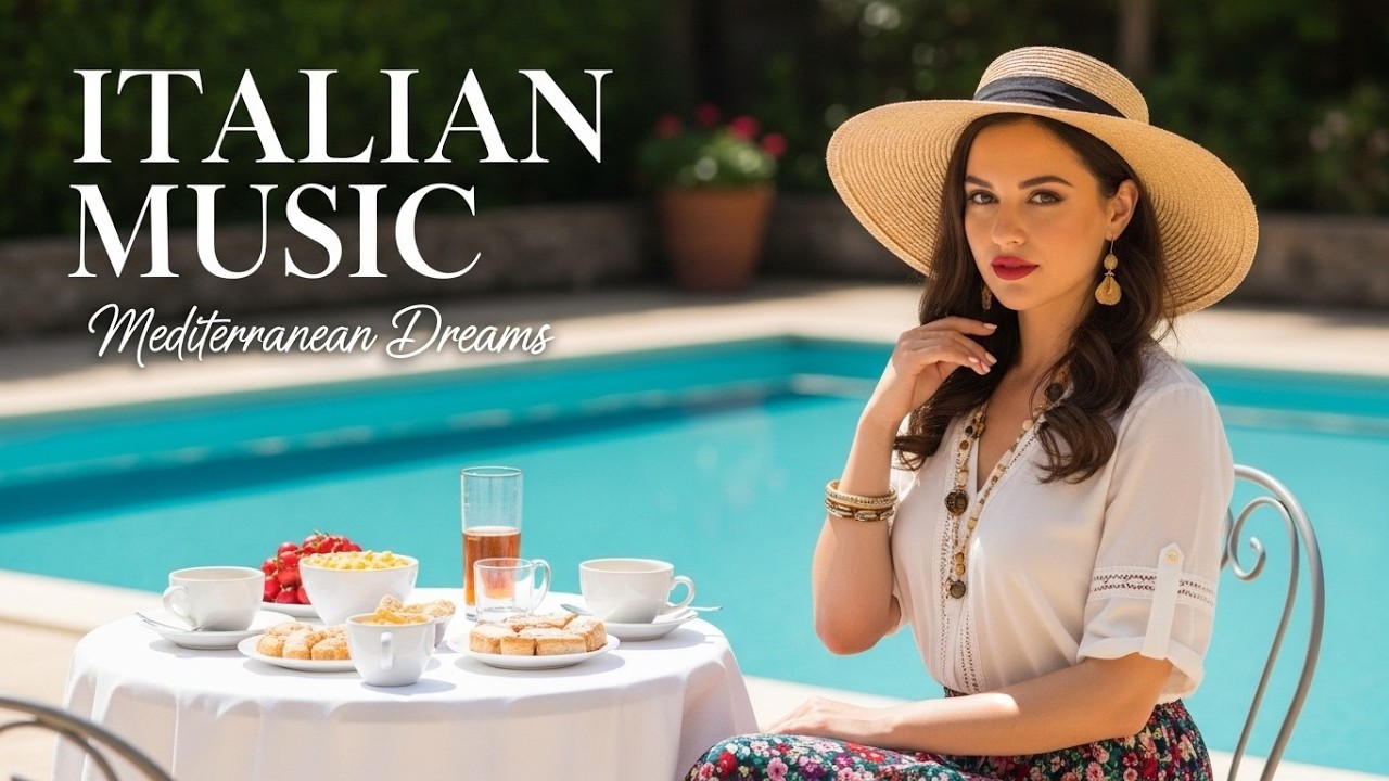 The Best 🇮🇹 Italian Music🍋 1 Hours Scenic Amalfi Coast & Lake Como Relaxation 2K