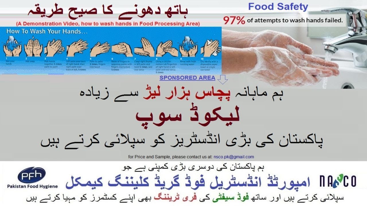 Hand Washing Right Way in Urdu hindi YouTube