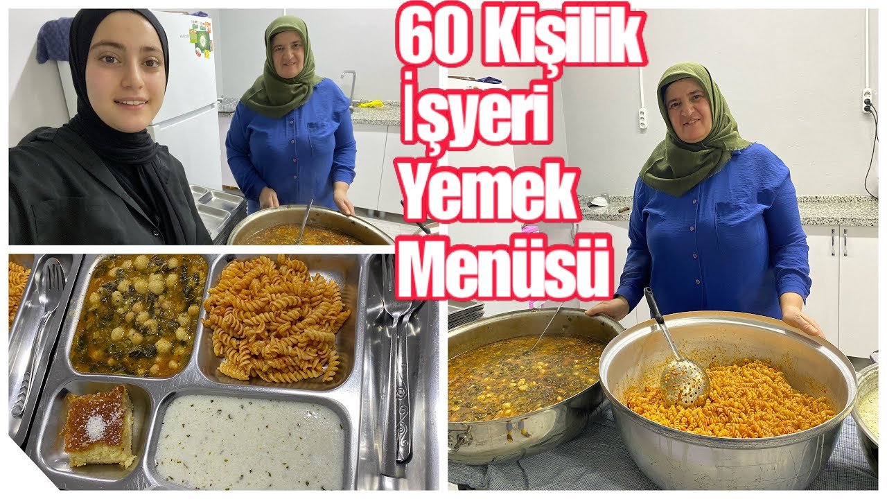 Annemden 60 Kişilik Yemek Menüsü🍽Yöresel Lezzetler 1🌸Ispanaklı Köfte/Yayla Çorbası/Makarna/Revani