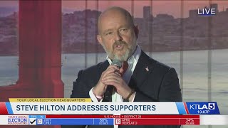 KTLA 5 Election Coverage: Steve Hilton addresses supporters