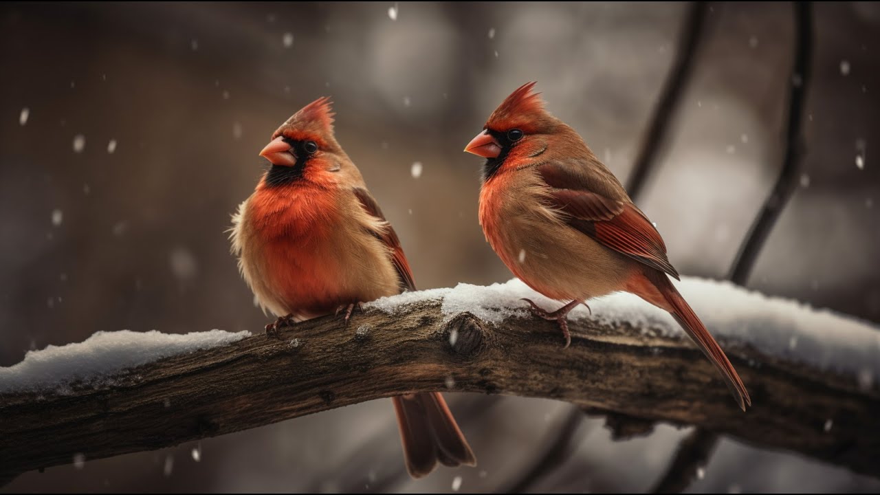 Birds Across the Globe in 4K: Relaxing Wildlife Film with Soothing Music