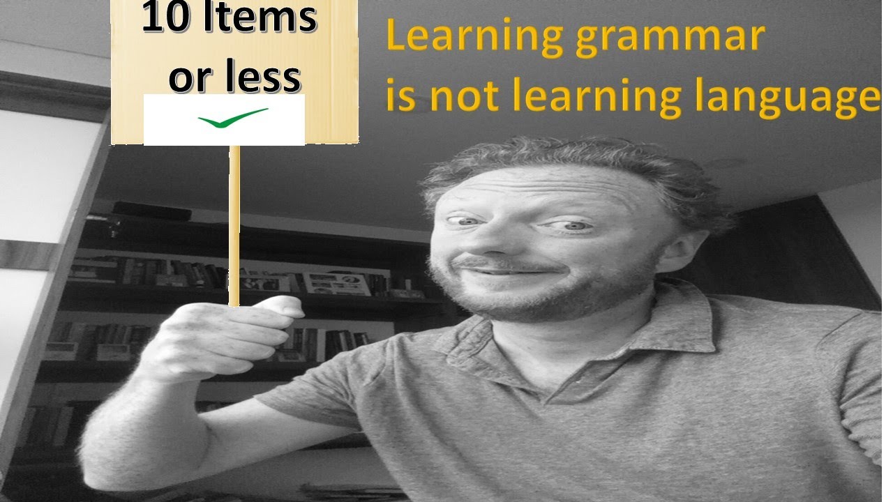 It´s correct to say 10 items or less-Learning grammar isn't learning language
