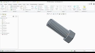 How to create Bolt in Creo ?
