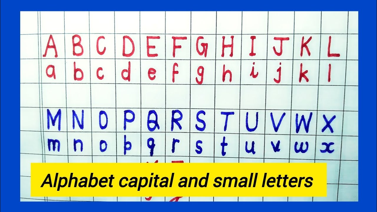 Alphabet capital letters | alphabet small letters | ABCD Alphabet ...