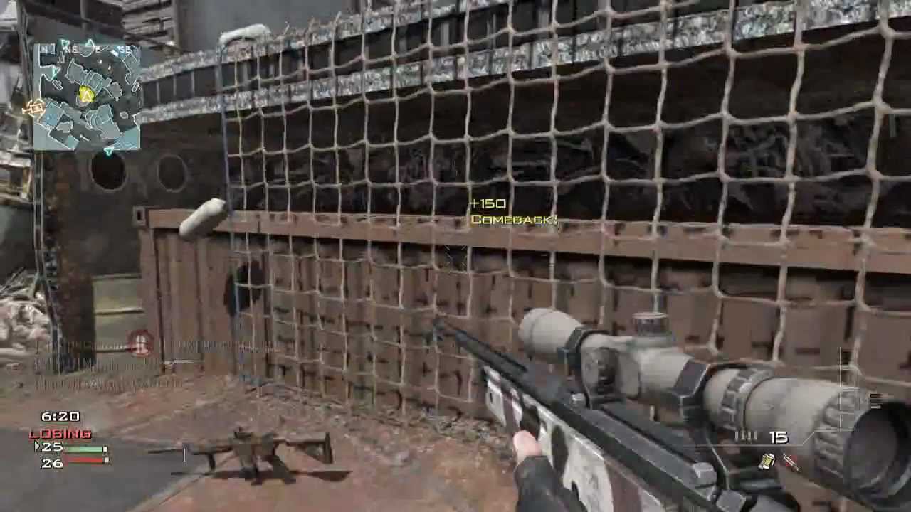 MW3 L118A Trickshot No-Scope - YouTube