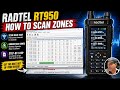 RADTEL RT 950 How to Scan Zones