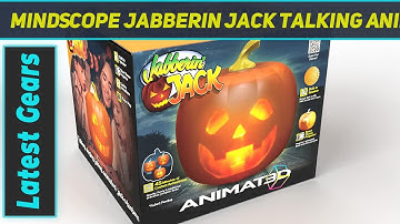 Mindscope Jabberin Jack Talking Animated Pumpkin with AZ Review
