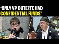Witness Says Only VP Duterte Had Confidential Funds, Not Robredo or Binay