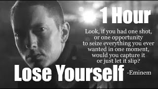 Lose Yourself - Eminem (Original HD Video/Audio) 1 Hour Loop