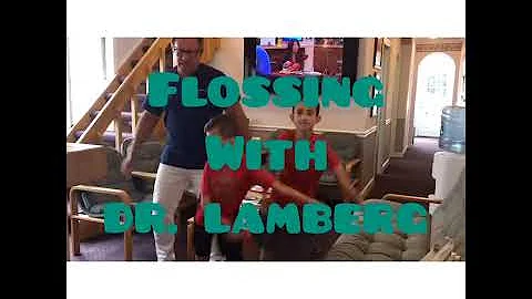 Dr. Lamberg and Patients Do the Flossing Dance