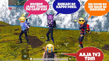 Joining Random Squad in Classic Match like Noob and Challenging them for 1v3 TDM Room | PUBG