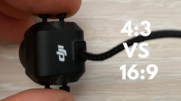 DJI O3 camera settings - 4k60 16:9  vs  2.7k60  4:3