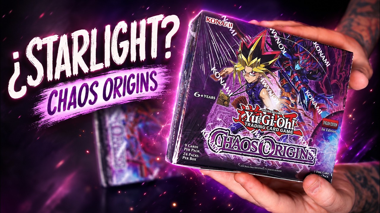 ABRO UNA BOOSTER BOX DE CHAOS ORIGINS… ¿SALDRÁ UNA STARLIGHT? | Yu-Gi-Oh! TCG
