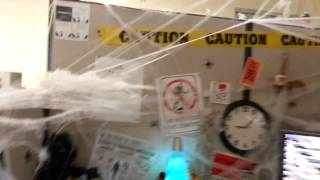 My Halloween cubicle. Another day at the office.