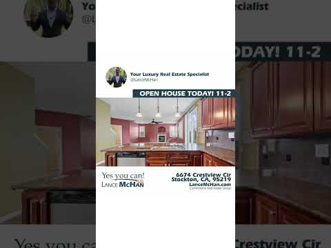 6674 Crestview CIR, Stockton, CA home video tour