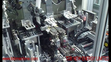 battery Z-fold stack machine from TOB NEW ENERGY