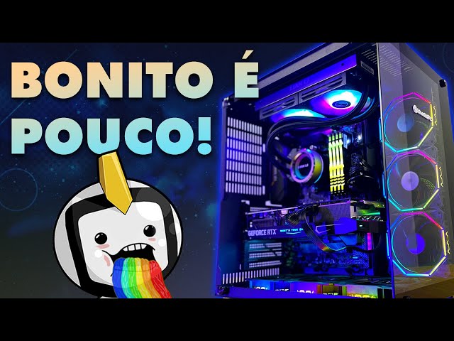 PC Gamer Modder RGB Completo Barato com Monitor, Teclado, Mouse e Headset,  Aprovado pelo Paulinho o Loko