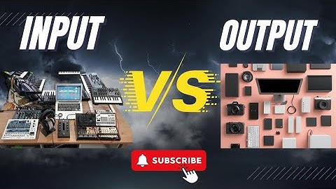 what is input and output devices | types of input or output devices | full explain in Urdu/Hindi