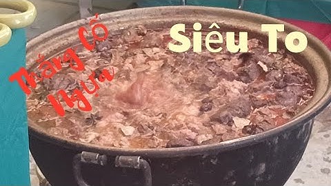 Nồi thắng cố ngựa siêu to_ Lễ hội ẩm thực văn hoá Mường Khoe