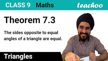 Theorem 7.3 - Sides opposite to equal angles of a triangle are equal - Teachoo