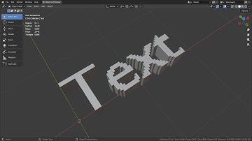 Blender Tutorial - Block text animation