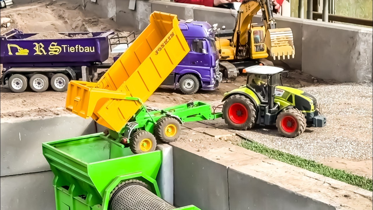 MEGA TRACTORS AND RC TRUCKS MIX COLLECTION!!