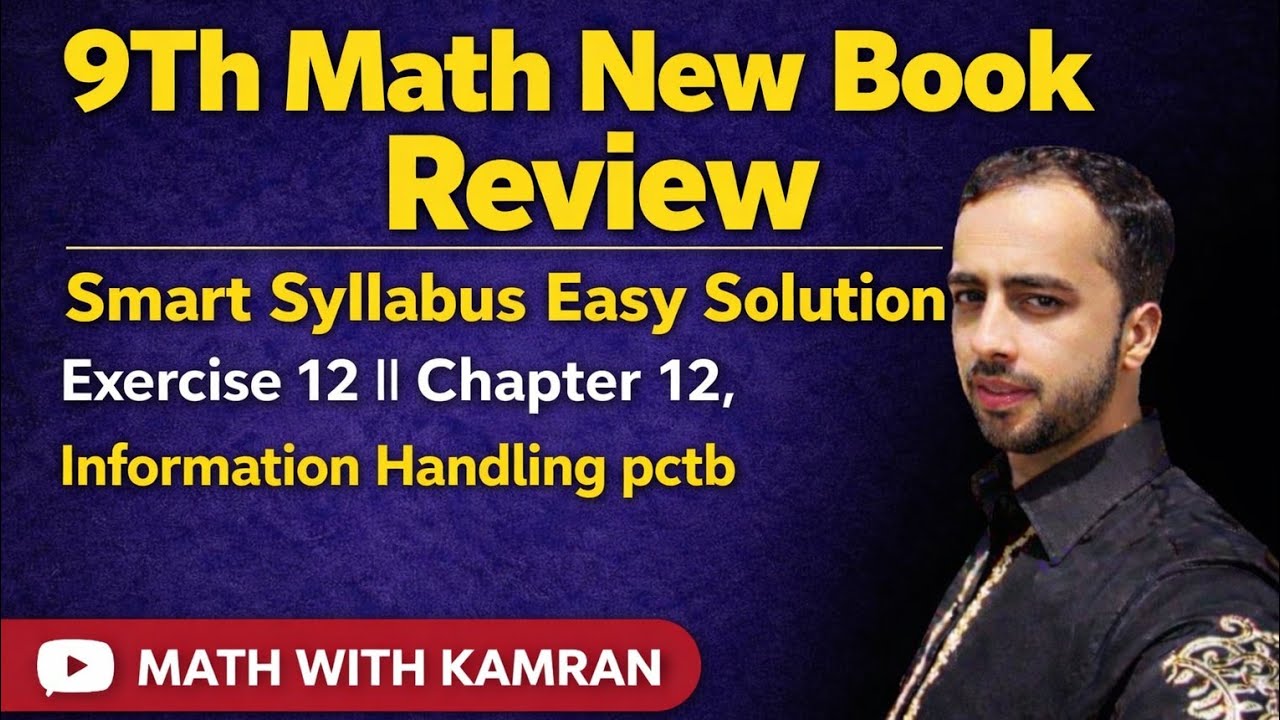 9Th Math New Book Review Exercise 12 || Chapter 12, Information ...