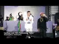 Laylizzy and aka perform hello at the supa mega show