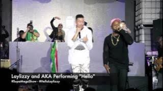 Laylizzy and AKA perform 'Hello' at The Supa Mega Show