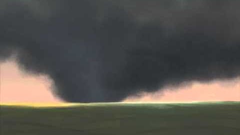 Blender - F5 Wedge 3D Tornado Animation