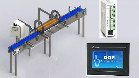 DELTA PLC and HMI project - bottles cleaning machine Part 2 HMI quick Overview