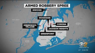 2 suspects in custody in NYC armed robbery spree