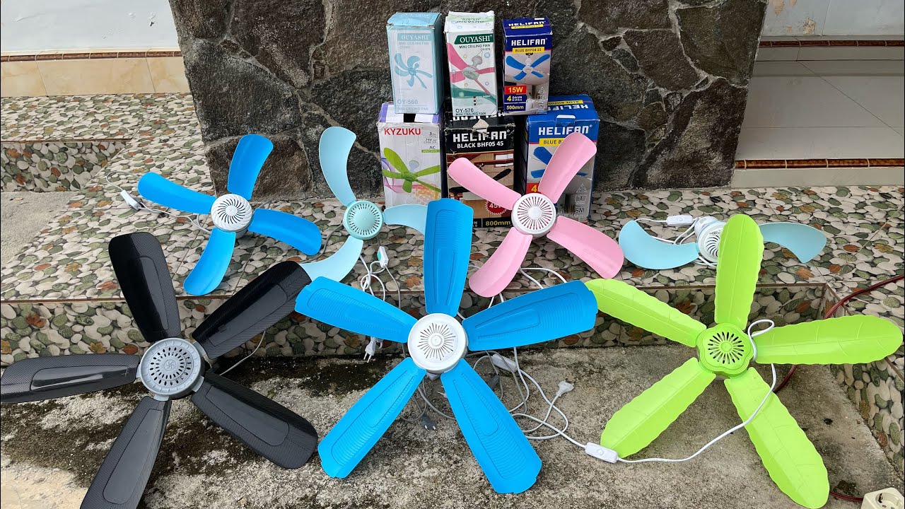 Unboxing semua koleksi kipas angin gantung