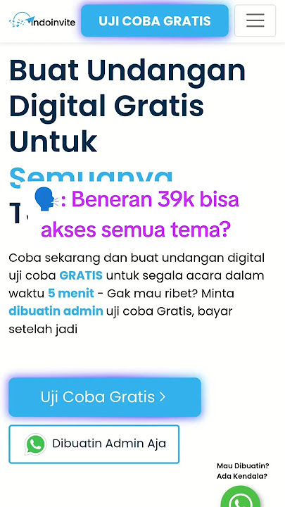 39k udah bisa akses semua tema🥰 #Indoinvite #UndanganDigital #UndanganOnline