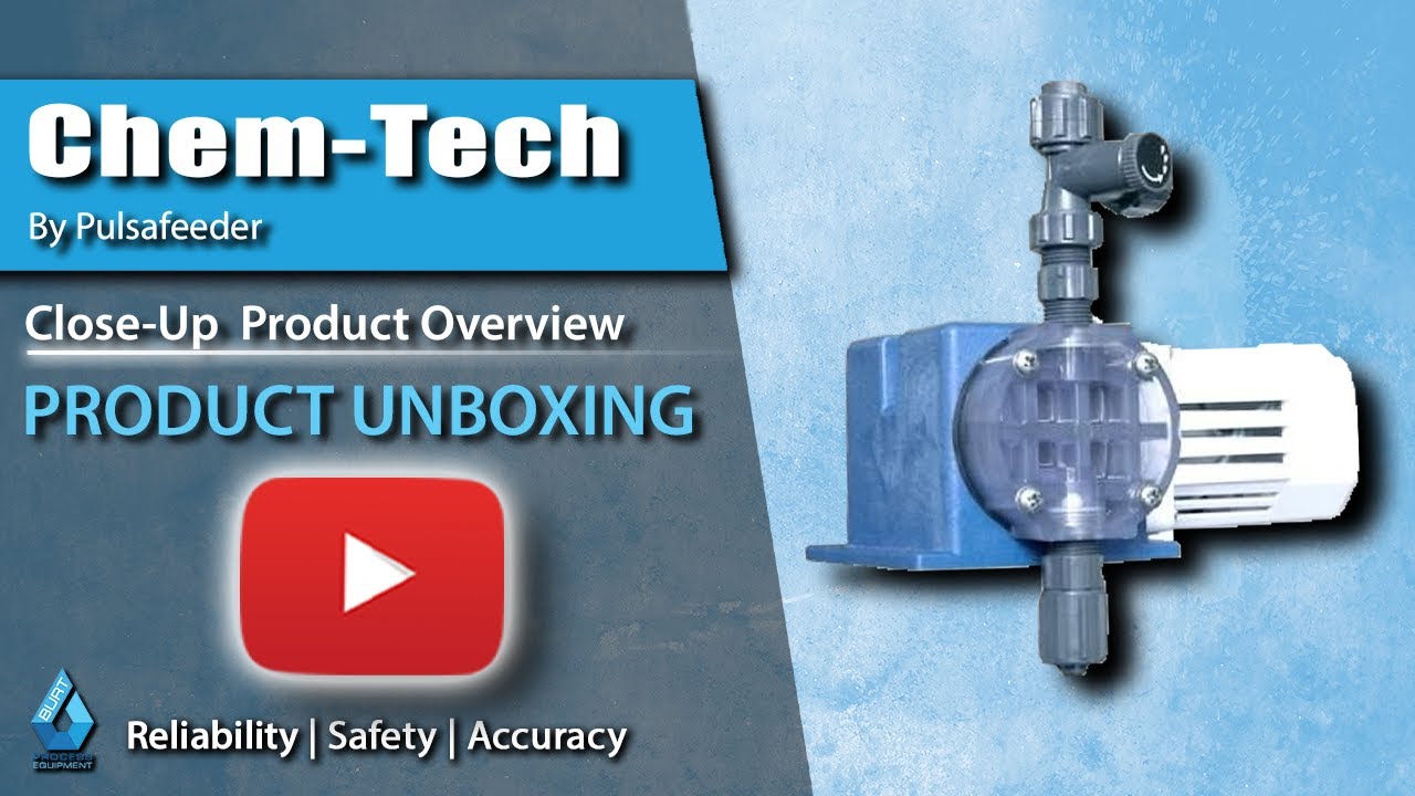 Pulsafeeder Chem-Tech Series 100 Metering Pump Unboxing - YouTube