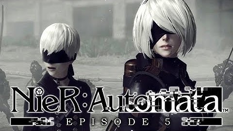 NieR: Automata #5: Full-Scale Attack ★ Story Walkthrough / All Cutscenes 【A, B, C, D Routes Mixed】