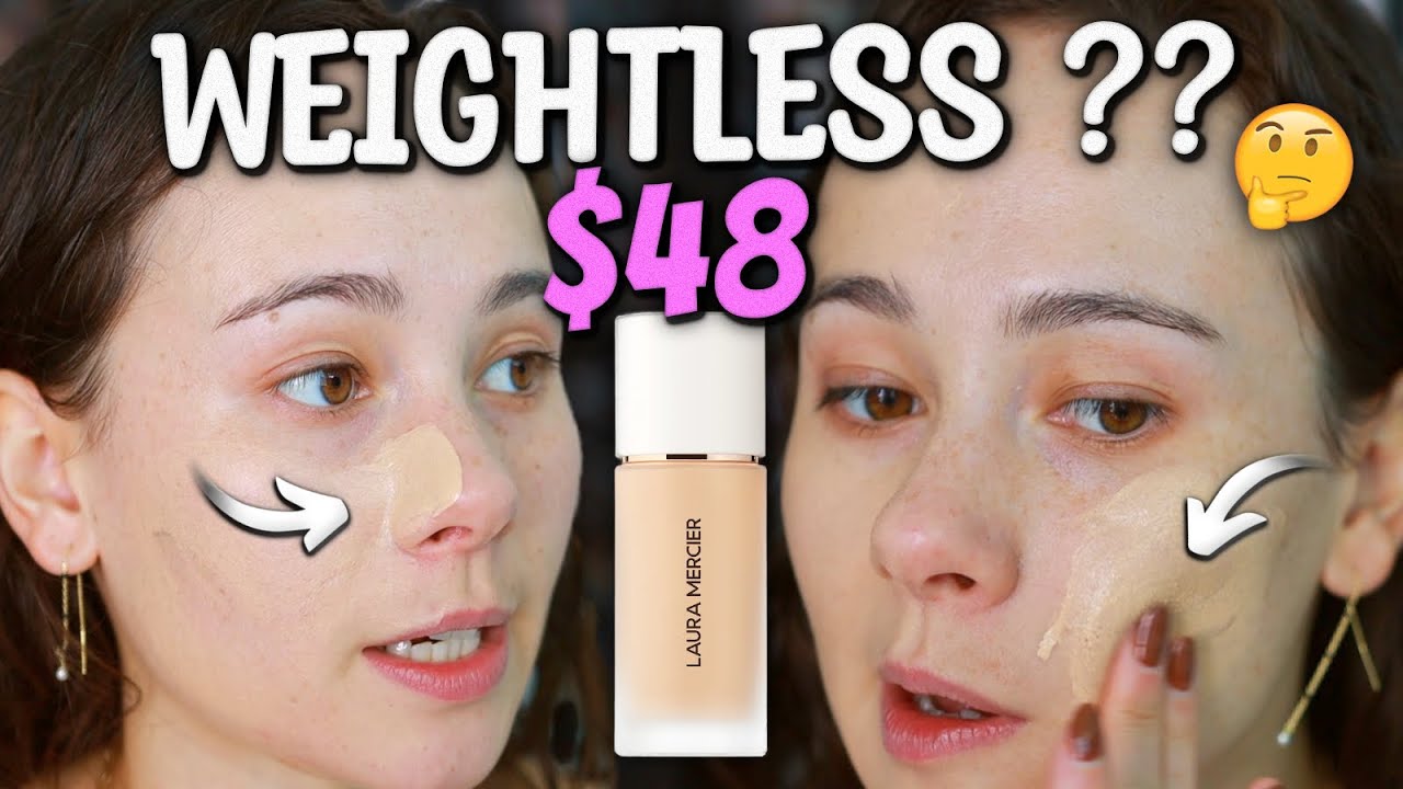LAURA MERCIER REAL FLAWLESS WEIGHTLESS PERFECTING FOUNDATION - YouTube