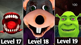 Shrek In The Backrooms New Level 17 To Level 19 Full Walkthrough Speedrun Gameplay