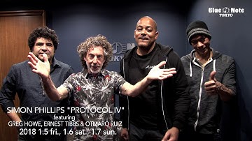 SIMON PHILLIPS “PROTOCOL Ⅳ” @BLUE NOTE TOKYO (2018 1.5 fri.)