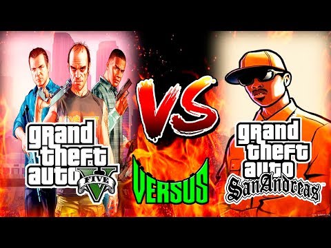 Видео: VERSUS - GTA SAN ANDREAS VS GTA 5 - ТАКОГО ВЫ ЕЩЁ НЕ ВИДЕЛИ!