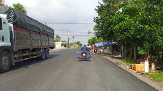 Nút Giao Ql61 Và Tránh Rạch Giá Đang Được Thảm Nhựa Nóng