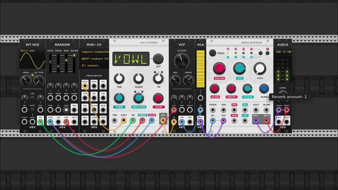 VCV Rack Eerie Granular Patch - YouTube