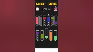 Water Sort - Color Puzzle Game level 104