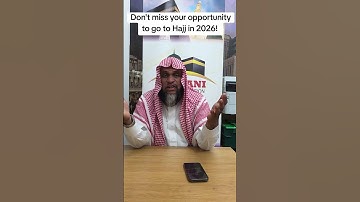 Registration for #hajj 2026 is open! Register  at hajj.nusuk.sa and madanihajj.com!