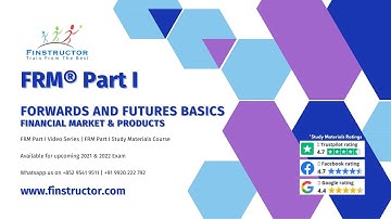 FRM Part 1 - Forwards and Futures Basics | Financial Market & Products