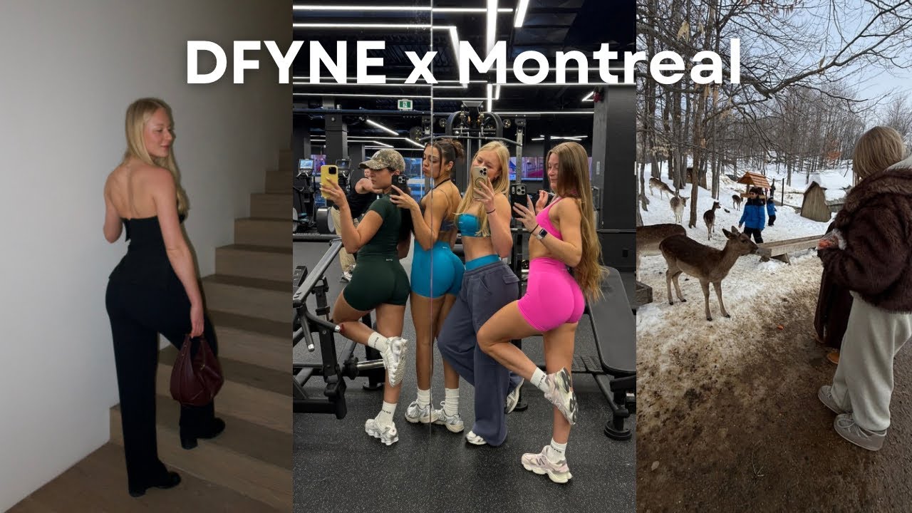 MY FIRST DFYNE TRIP 🌿| Parc oméga, workouts & finding my place