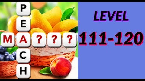 Word Cross Pics level 111 120 answers