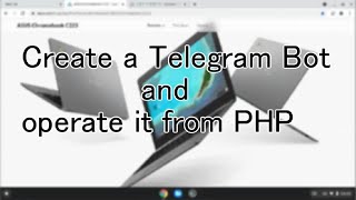 Create a Telegram Bot and operate it from PHP screenshot 2