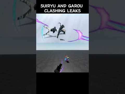 Suiryu and garou clash leaks vs anime reference. #roblox #strongestbattlegrounds