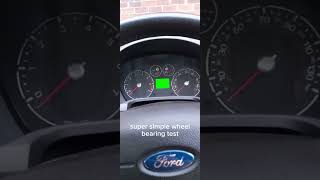 super simple wheel bearing test... #automobile #budgetbuild #funny